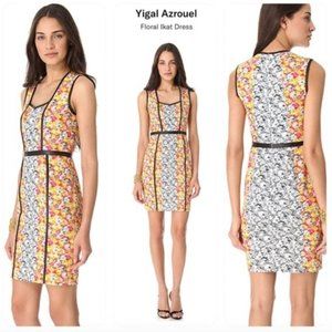 Yigal Azrouel Floral Ikat Dress